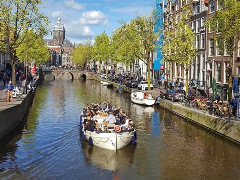 Boat on a Canal in Amsterdam #amsterdam #netherlands #travel #boat # ...