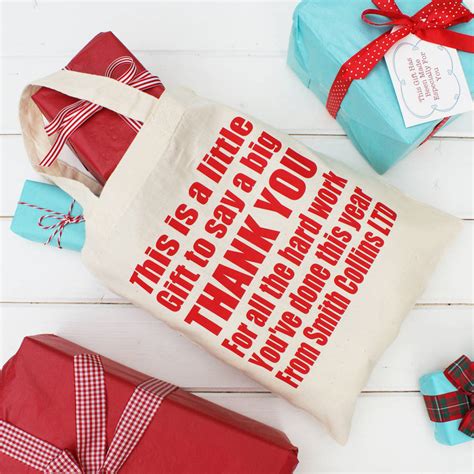 personalised corporate thank you gift bags by sparks living ...