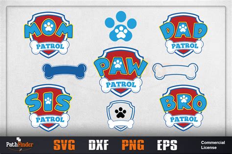 Paw patrol Logo design, Paw patrol SVG By Pathfinder | TheHungryJPEG