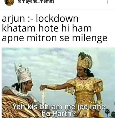 Pin by Meetali on mahabharat memes | Funny cartoon memes, Really funny memes, Funny baby jokes