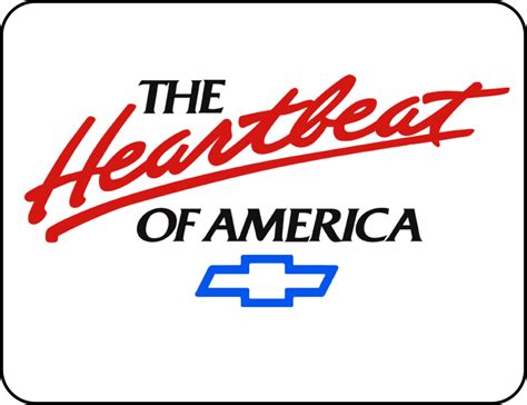 The Heartbeat Of America Logo - Retro Chevy 100% Cotton T-shirt | eBay