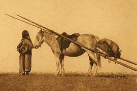 Native American Travois (Indian Drag Sleds for Dogs and Horses)