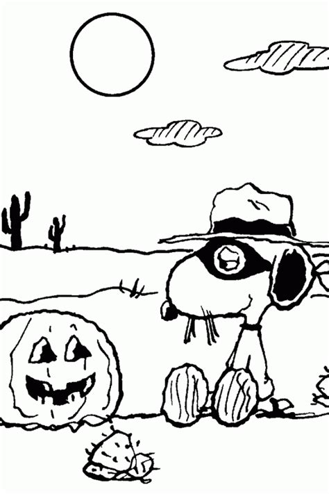 Free Charlie Brown Halloween Coloring Pages, Download Free Charlie Brown Halloween Coloring ...