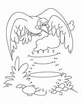 Crow Thirsty Coloring Story Pages Clipart Kids Colouring Worksheets  sketch template