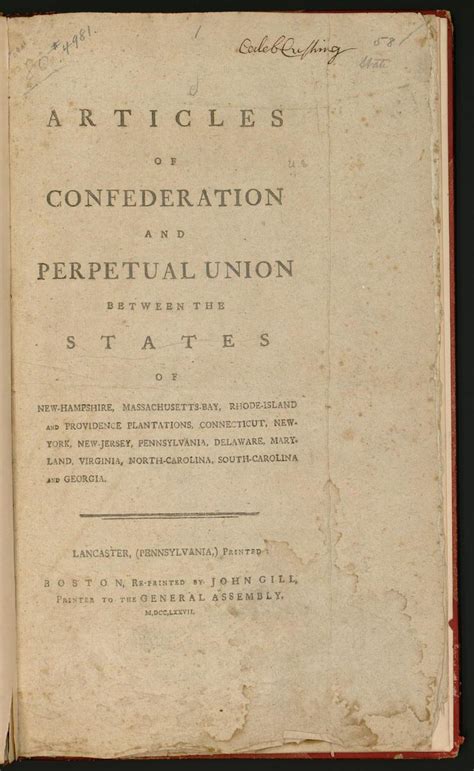 What was a major success of the national government under the Articles of Confederation 1781 1788