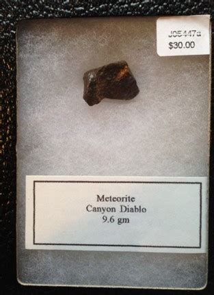 Canyon Diablo Meteorite - Ancient Artifacts & Treasures, Inc