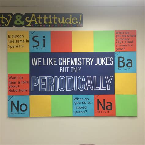 Science Bulletin Board Idea: Chemistry Jokes