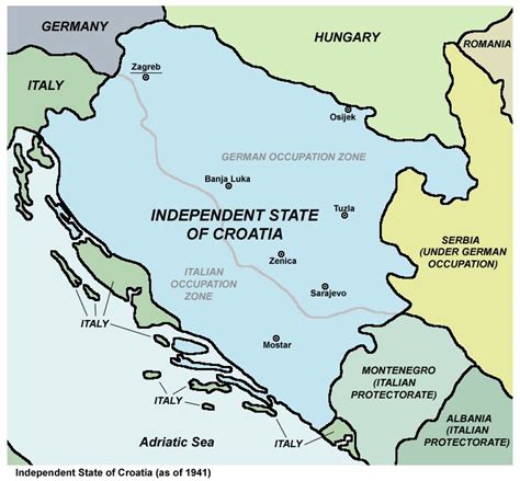 Independent state of Croatie 1941-43 [axis] | 2. svetovna vojna ...