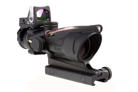 Trijicon ACOG 4x32 Dual Illuminated Red Crosshair .223 Reticle with 7.0 MOA RMR TA31RM04