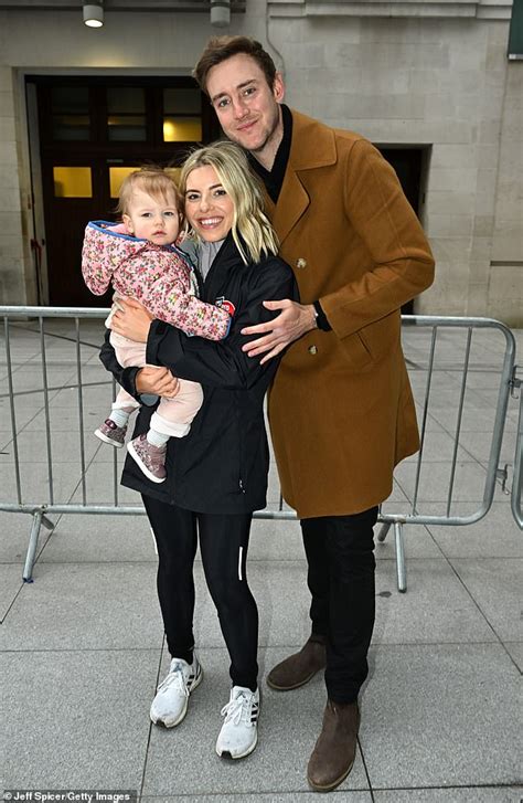 Mollie King is supported by fiancé Stuart Broad and daughter Annabella ...