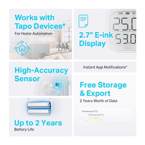 Tapo T315 | Smart Temperature & Humidity Monitor | Tapo