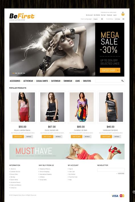 There is no doubt that our Magento templates will be very successful investment - you won't be ...