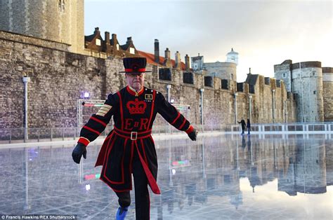 Tower of London ice rink opens for Christmas on 1,000-year-old moat | Daily Mail Online