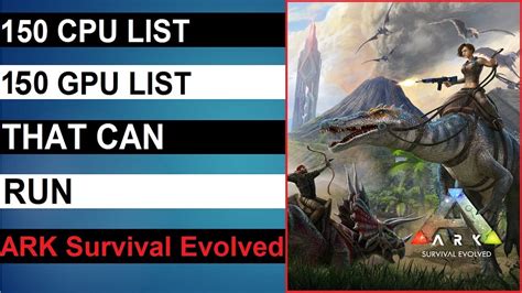 Can Your PC Run ARK Survival Evolved - Minimum System Requirement ...