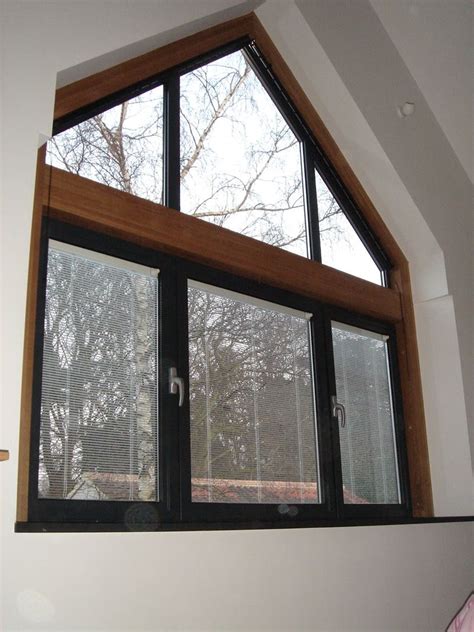 Triangular gable window | Attic house, Attic remodel, Attic design