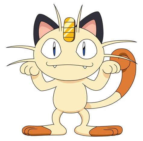 Meowth Pokemon PNG HD | PNG Mart | Cat pokemon, Pokemon, Pikachu