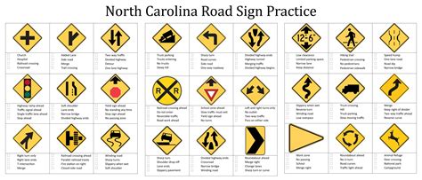 Printable Nc Dmv Road Signs Chart - read.iesanfelipe.edu.pe