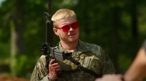 Red sunglasses worn by Jesse Plemons in Civil War movie | Spotern