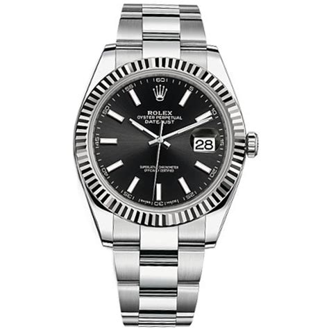 Rolex Datejust 41 Black Dial Oyster Bracelet Watch 126334-BLKSO