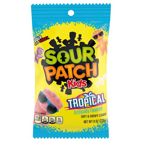 Sour Patch Kids Kids Tropical Soft & Chewy Candy - Shop Candy at H-E-B