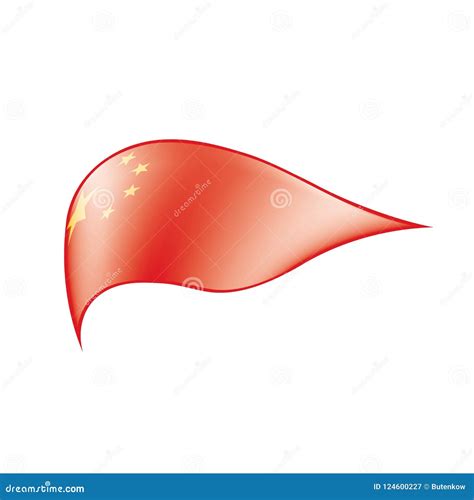 China Flag, Vector Illustration Stock Vector - Illustration of banner ...