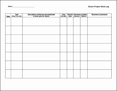 8 Project Work Log Template Sampletemplatess Regarding Project Manager Daily Log Template ...