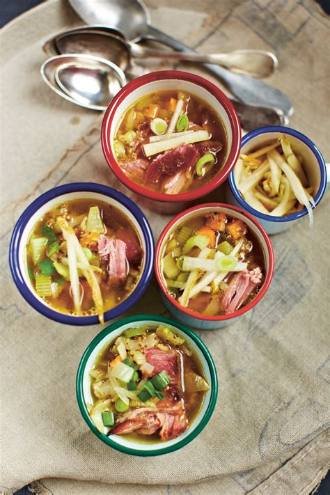 Ham Hock and Vegetable Soup Recipe - Easy Kitchen