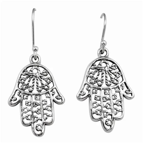 SECRET SANTA GIFT 5.24gms Hand Of God Hamsa Indonesian Bali Earrings Y38787 $8.79 - PicClick