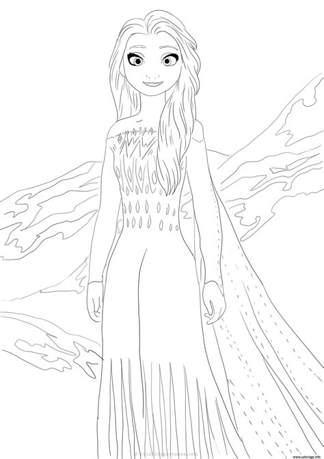 Coloriage Elsa Avec Des Pouvoirs Magiques Dessin La Reine | My XXX Hot Girl