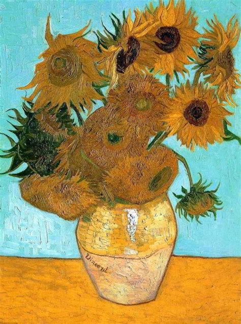 12 Girassóis de Vincent van Gogh | Tela para Quadro na Santhatela ...