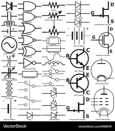 Symbols For Electronic Schematics