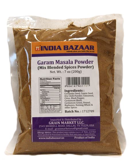 GARAM MASALA POWDER INDIA BAZAAR | Indiabazaar