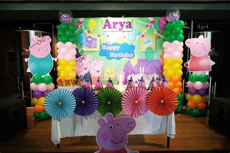 Peppa Pig Theme Birthday Decor for your Kid’s Birthday at your home | Bangalore