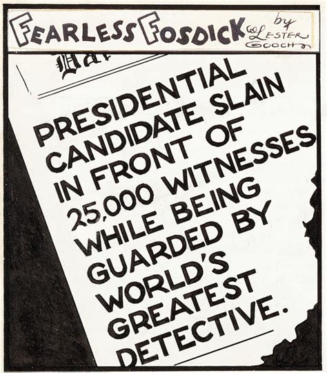 Fearless Fosdick by Lester Gooch (a.k.a. Al Capp) – @thebestcomicbookpanels on Tumblr