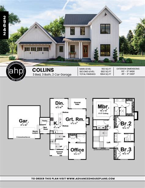 15++ Modern farmhouse two story house plans information