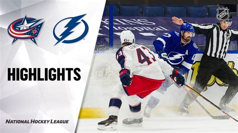 Blue Jackets @ Lightning 4/1/21 | NHL Highlights - YouTube