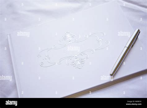 Wedding Guest Book Stock Photo - Alamy