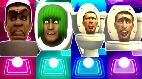 Scibidi Toilet 🆚 Scibidi Toilet 🆚 Scibidi Toilet 🆚 Scibidi Toilet | Tiles Hop EDM Rush - YouTube