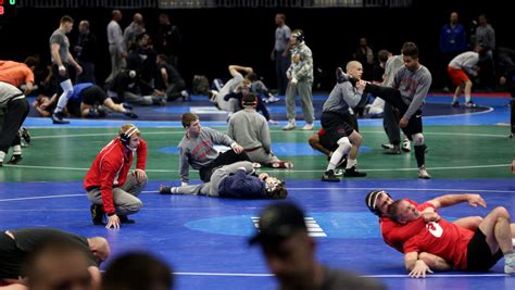 Photos: NCAA Wrestling Championships practice session