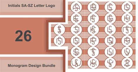 Letter S Monogram Logo Bundle Bundle · Creative Fabrica