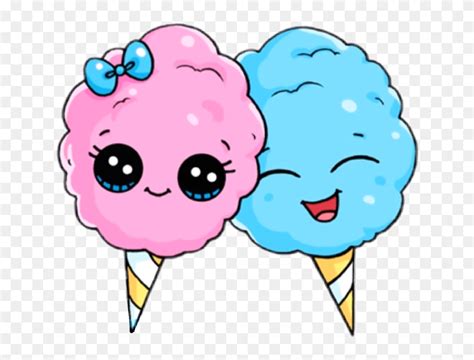 Ftecottoncandy - Cartoon Cotton Candy Clipart - Png Download (#5248714 ...