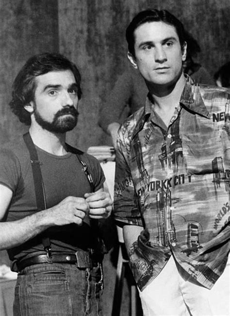 Martin Scorsese and Robert De Niro filming New York, New York | Martin scorsese, Iconic movies ...