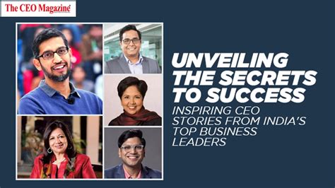 Success Stories of India's Top CEOs