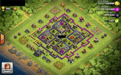 COC BASE 99: TH 9 Farming Base 2