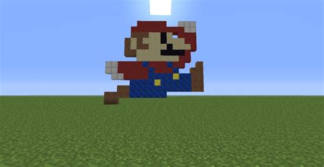 Minecraft Mario Pixel Art Template