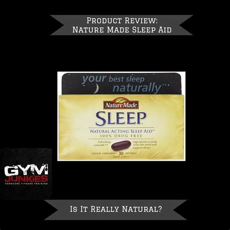 Nature Made Sleep Aid: As Natural As It Seems? | Supplement Reviews ...