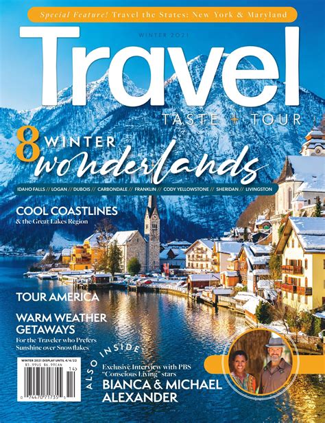 Conscious Living TV on the Cover of Travel Taste and Tour Magazine ...