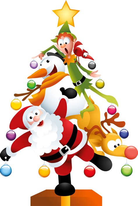 Funny Transparent Christmas Tree PNG Clipart | Gallery Yopriceville - High-Quality Images and ...