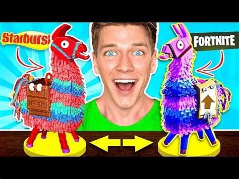 FORTNITE CANDY CHALLENGE! Learn How To Make DIY Edible Fortnite Food ...