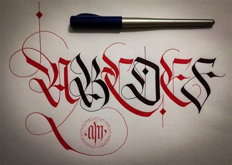 CALLIGRAPHY FRAKTUR LETTERING :: Behance